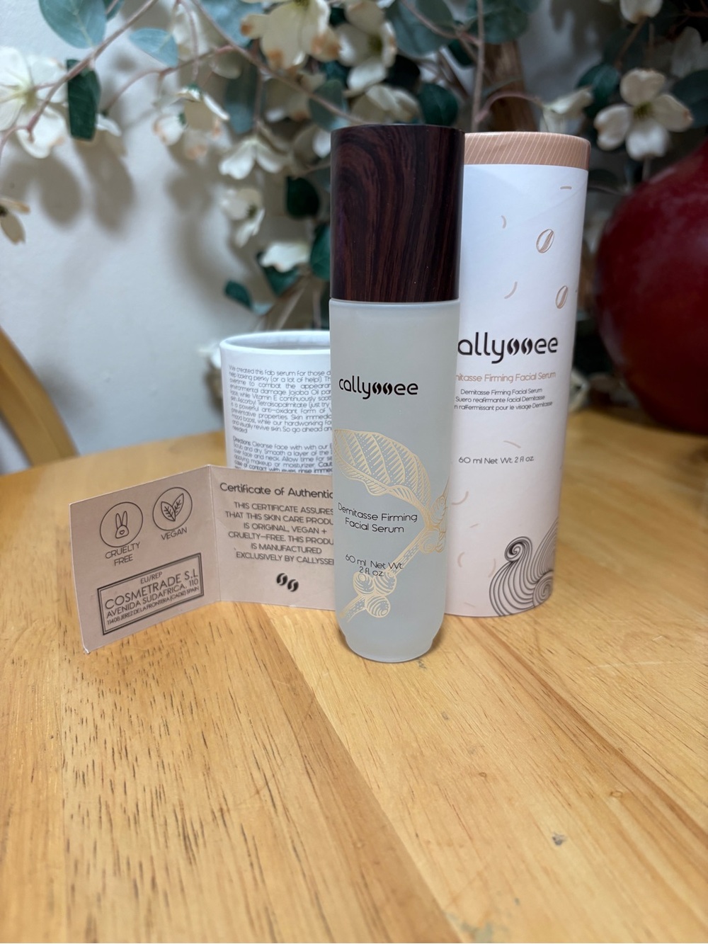 Callyssee Demitasse Firming Facial Serum, Anti-aging- 60ml/2oz, BNIB, AUTHENTIC